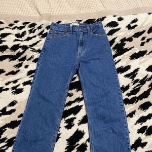 Ultra High Rise Ankle Straight Jeans